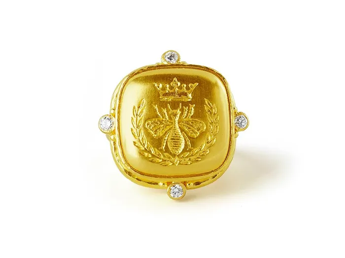 Rings Elizabeth Locke Queen Bee Diamond Ring Elizabeth Locke