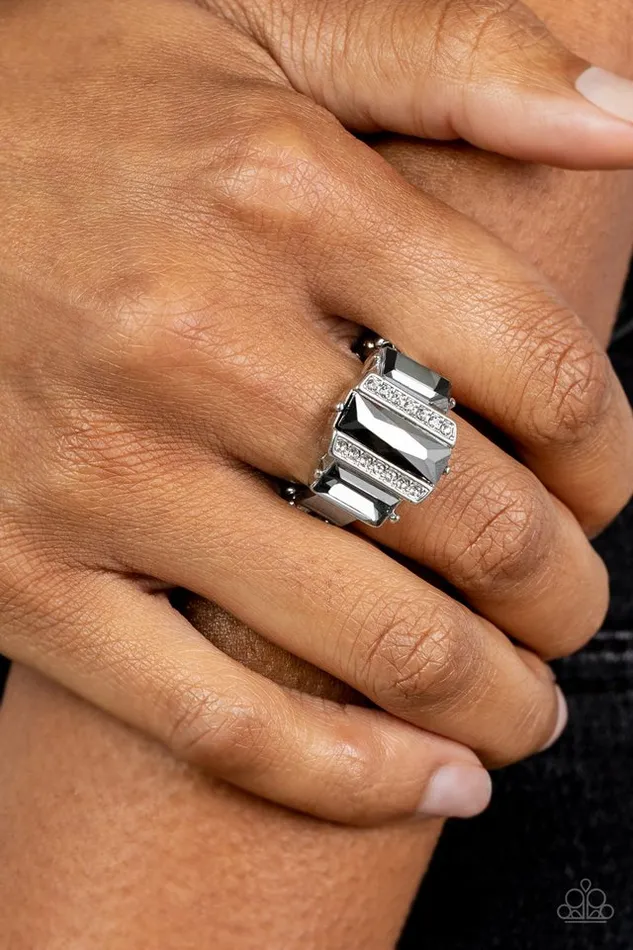 Rings Paparazzi Jewelry Paparazzi Ring A GLITZY Verdict Silver Rings Paparazzi Jewelry Paparazzi Ring A GLITZY Verdict Silver