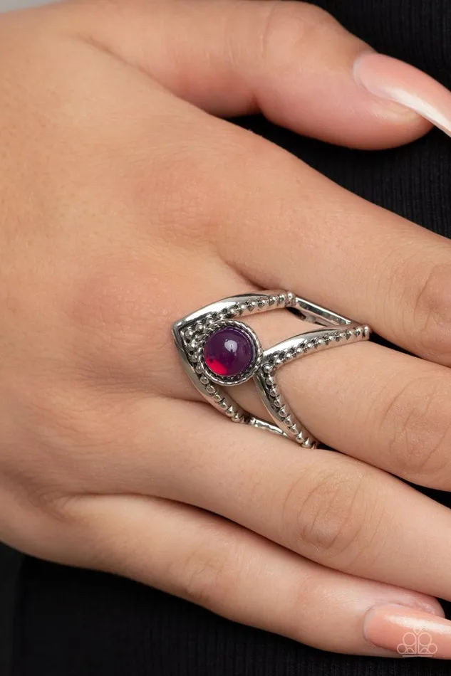 Rings Paparazzi Jewelry Paparazzi Ring Axial Angle Purple