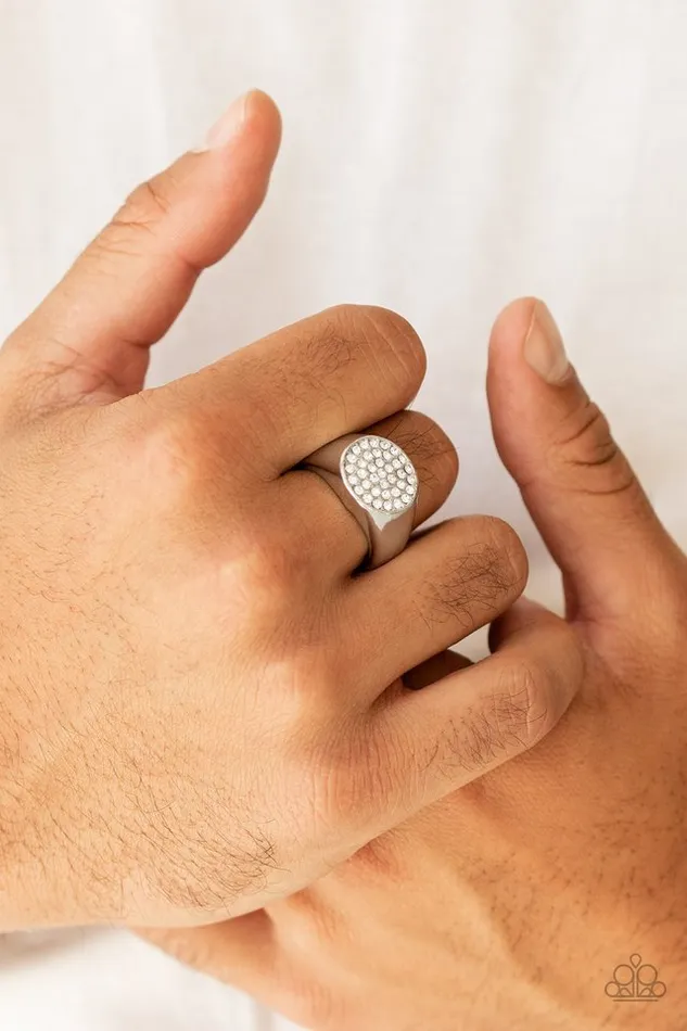 Rings Paparazzi Jewelry Paparazzi Ring Conquest White
