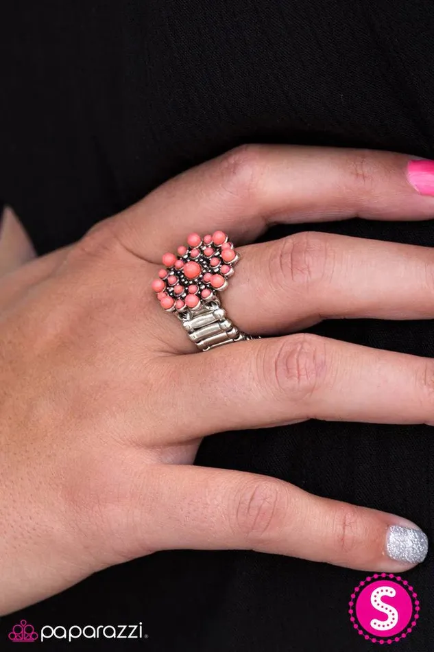 Rings Paparazzi Jewelry Paparazzi Ring Desert Dahlia Orange