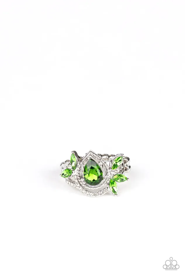Rings Paparazzi Jewelry Paparazzi Ring Eden Elegance Green