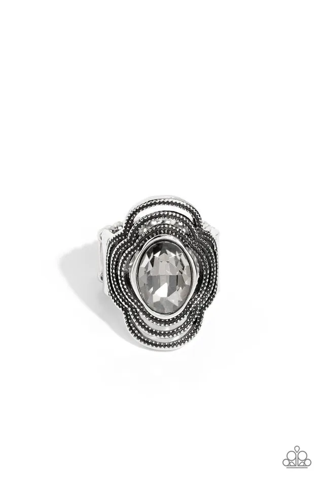 Rings Paparazzi Jewelry Paparazzi Ring Entrancing Edge Silver Rings Paparazzi Jewelry Paparazzi Ring Entrancing Edge Silver