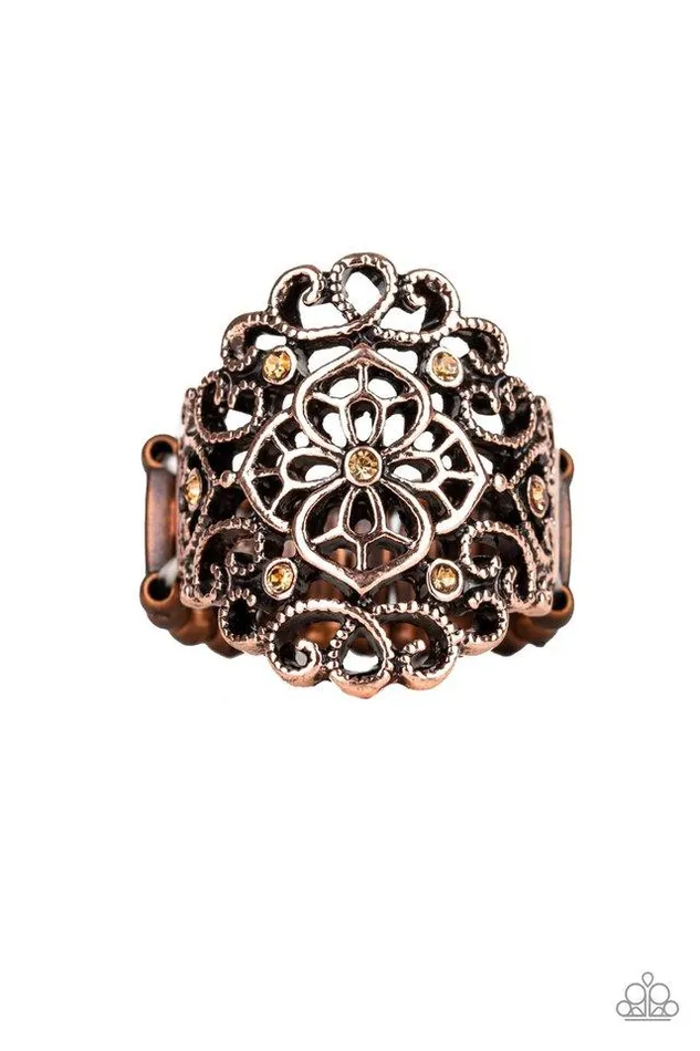 Rings Paparazzi Jewelry Paparazzi Ring Grenada Gardens Copper
