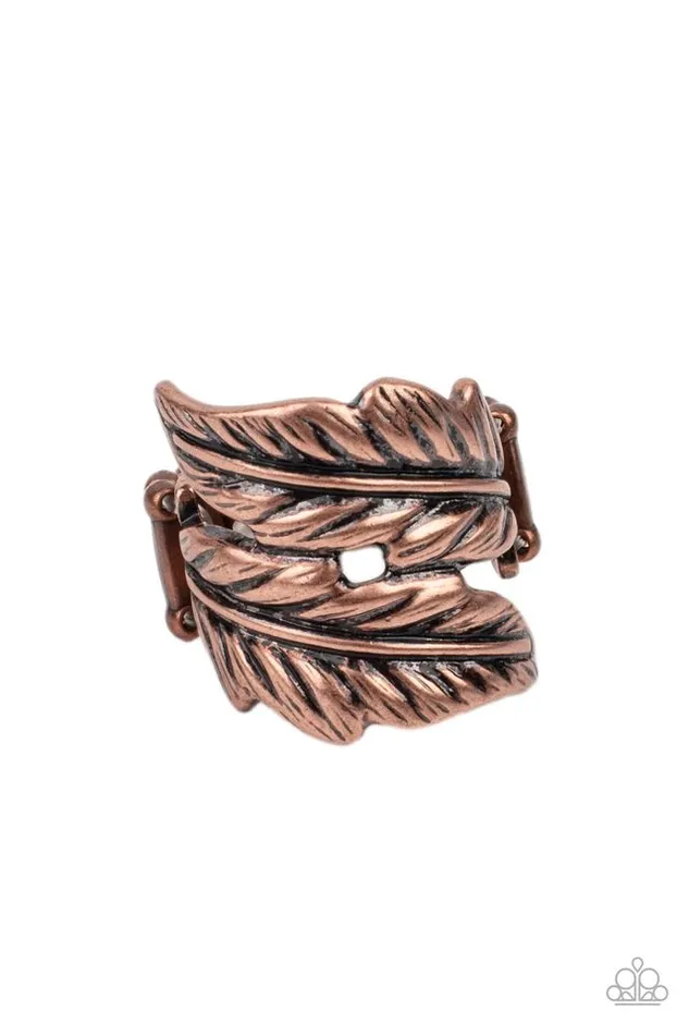 Rings Paparazzi Jewelry Paparazzi Ring Inner FLIGHT Copper Rings Paparazzi Jewelry Paparazzi Ring Inner FLIGHT Copper