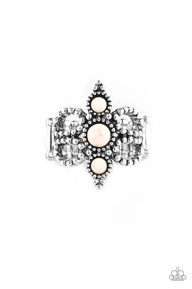 Rings Paparazzi Jewelry Paparazzi Ring Outback Oasis White