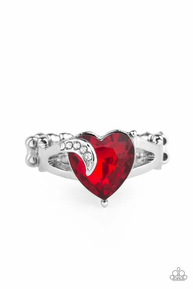 Rings Paparazzi Jewelry Paparazzi Ring Romantic Reverie Red