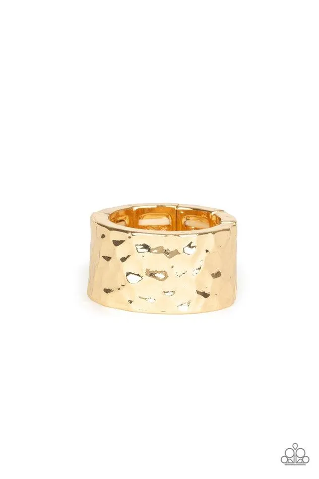 Rings Paparazzi Jewelry Paparazzi Ring SelfMade Man Gold
