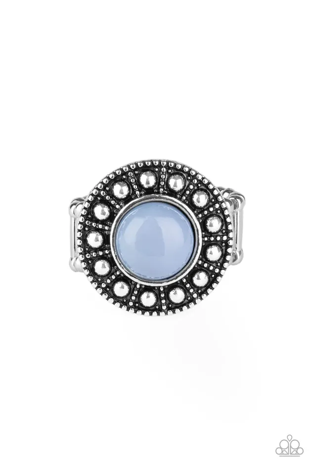 Rings Paparazzi Jewelry Paparazzi Ring Treasure Chest Shimmer Blue