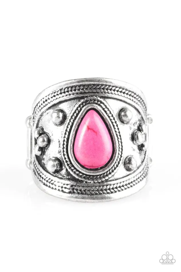 Rings Paparazzi Ring Sonoran Sands Pink Paparazzi Jewelry