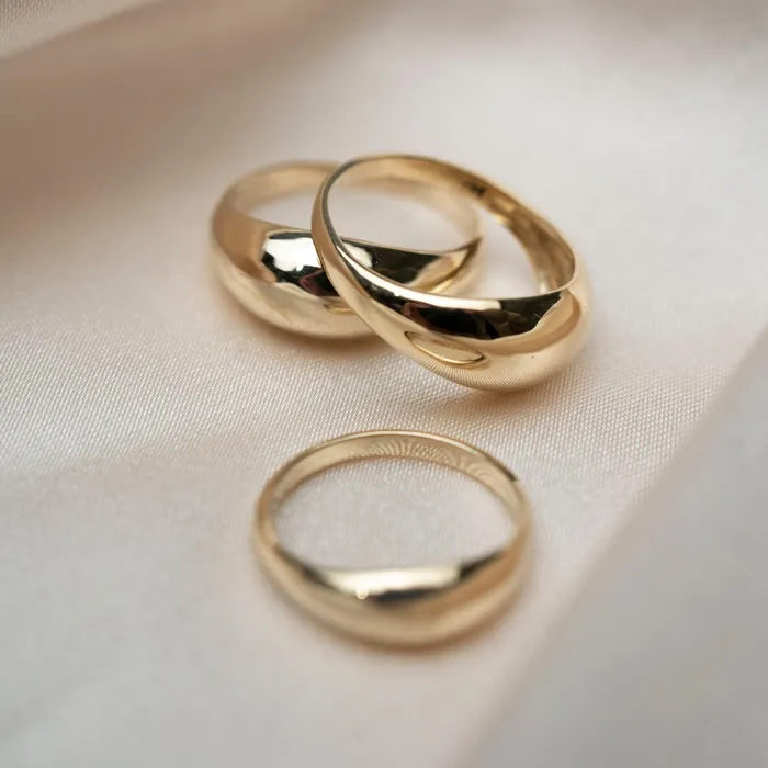 Rings TheRoseGypsy 14k Gold Dome Ring