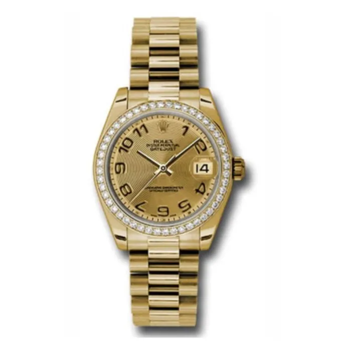 Rolex Bracelets Rolex Datejust 31mm Ref 178288 chcap Champagne Dial Diamond Bezel 18K Yellow Gold President Bracelet Womens Watch Rolex Bracelets Rolex Datejust 31mm Ref 178288 chcap Champagne Dial Diamond Bezel 18K Yellow Gold President Bracelet Womens Watch