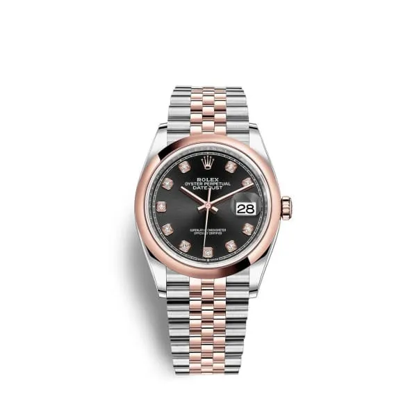 Rolex Bracelets Rolex Datejust 36mm Ref 1262010019 Black Roman Dial Two Tone Stainless Steel 18K Rose Gold Jubilee Bracelet Watch Rolex Bracelets Rolex Datejust 36mm Ref 1262010019 Black Roman Dial Two Tone Stainless Steel 18K Rose Gold Jubilee Bracelet Watch