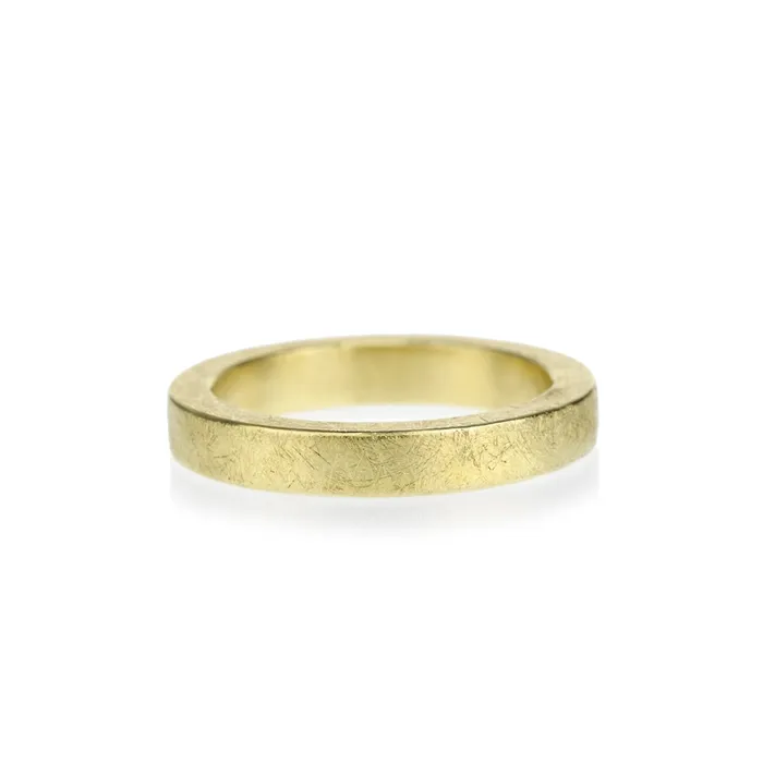 Todd Reed PreStyled Sets Todd Reed 3mm 18K Yellow Gold Brushed Finish