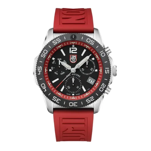 Watches Luminox Luminox Pacific Diver Chronograph 44mm Diver Watch Red