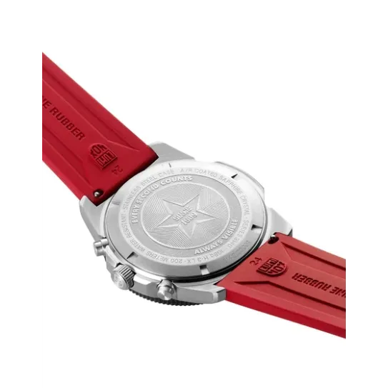 Watches Luminox Luminox Pacific Diver Chronograph 44mm Diver Watch Red