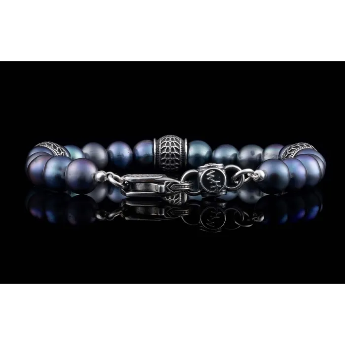 William Henry Bracelets William Henry Silver Peacock Pearl Bracelet