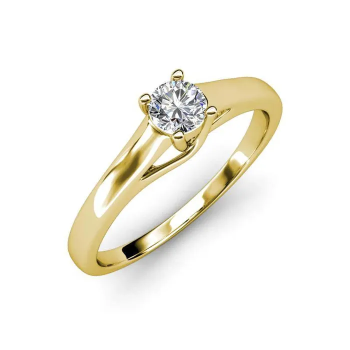125 Carat Solitaire Natural Earth Mined Diamond Engagement Ring Yellow Gold 14K GB Rings 125 Carat Solitaire Natural Earth Mined Diamond Engagement Ring Yellow Gold 14K GB Rings