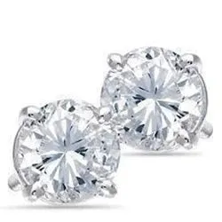 320 Carats Round Cut Natural Earth Mined Diamond Women Stud Earring White Gold 14K GB Earrings 320 Carats Round Cut Natural Earth Mined Diamond Women Stud Earring White Gold 14K GB Earrings
