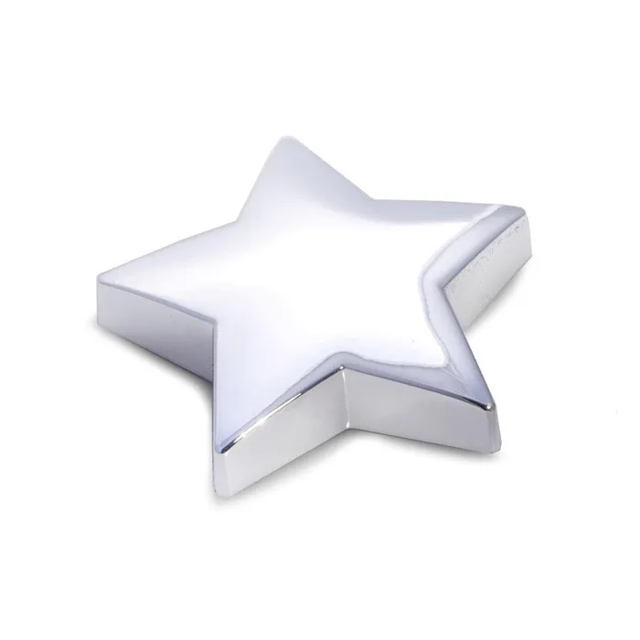 Bey Berk Bey Berk Star Paperweight Silver Plated Earrings