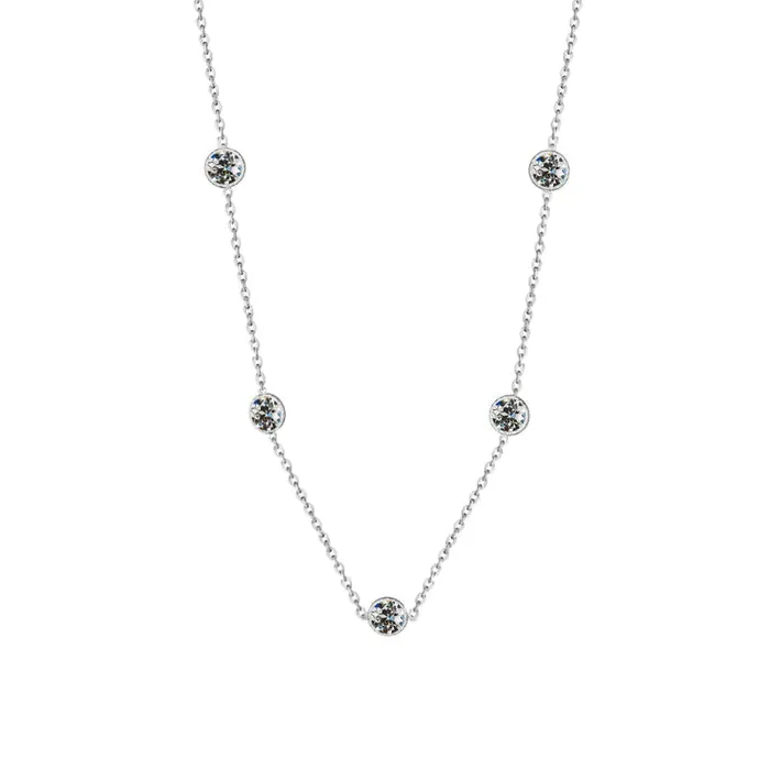 Bezel Earth Mined Diamond Fine Chain Necklace HarryChadEntcom Necklaces Bezel Earth Mined Diamond Fine Chain Necklace HarryChadEntcom Necklaces