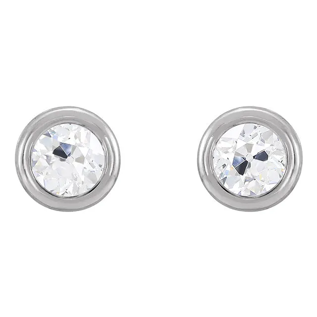 Earrings HarryChadEntcom Stud Earrings Bezel Set Old Miner Natural Earth Mined Diamonds 3 Carats Push Backs Earrings HarryChadEntcom Stud Earrings Bezel Set Old Miner Natural Earth Mined Diamonds 3 Carats Push Backs