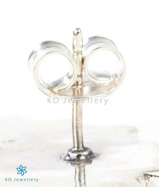 Earrings Jaipur The Sarayu Silver Antique Earrings