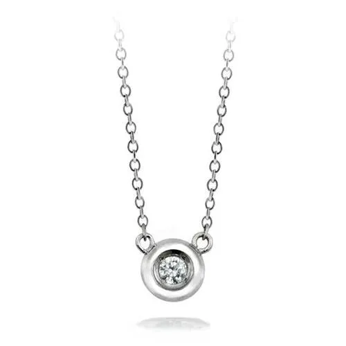 GB Necklaces Brilliant Cut Natural Earth Mined Diamond Pendant Necklace Bezel Set 050 Carat WG 14K GB Necklaces Brilliant Cut Natural Earth Mined Diamond Pendant Necklace Bezel Set 050 Carat WG 14K