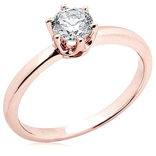 GB Rings 250 Carat Natural Earth Mined Diamond Solitaire Ring Rose Gold Jewelry GB Rings 250 Carat Natural Earth Mined Diamond Solitaire Ring Rose Gold Jewelry