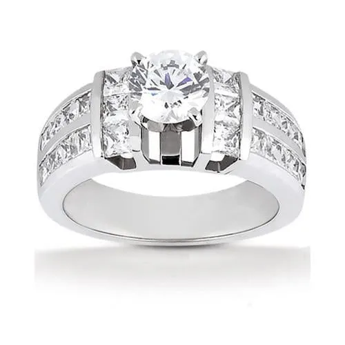 GB Rings 301 Carat Natural Earth Mined Diamond Anniversary Ring White Gold 14K GB Rings 301 Carat Natural Earth Mined Diamond Anniversary Ring White Gold 14K