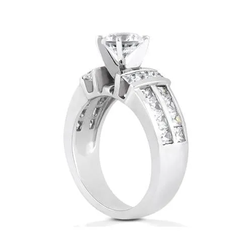 GB Rings 301 Carat Natural Earth Mined Diamond Anniversary Ring White Gold 14K GB Rings 301 Carat Natural Earth Mined Diamond Anniversary Ring White Gold 14K