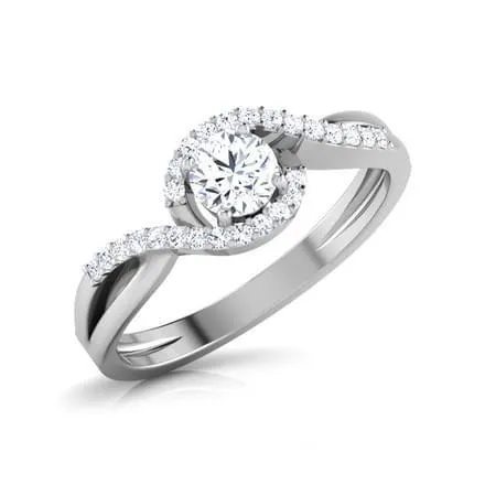 GB Rings Gorgeous Round Cut 2 Carats Natural Earth Mined Diamonds Engagement Ring White Gold 14K GB Rings Gorgeous Round Cut 2 Carats Natural Earth Mined Diamonds Engagement Ring White Gold 14K