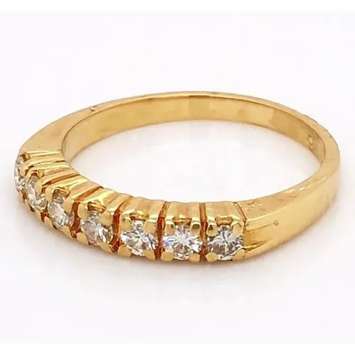 GB Rings Natural Earth Mined Diamond Anniversary Wedding Band 105 Carats Yellow Gold 14K GB Rings Natural Earth Mined Diamond Anniversary Wedding Band 105 Carats Yellow Gold 14K