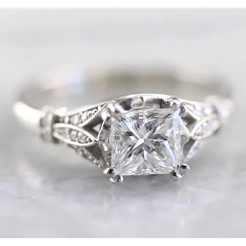GB Rings Princess Real Natural Earth Mined Diamond Engagement Ring 175 Carats White Gold Jewelry GB Rings Princess Real Natural Earth Mined Diamond Engagement Ring 175 Carats White Gold Jewelry