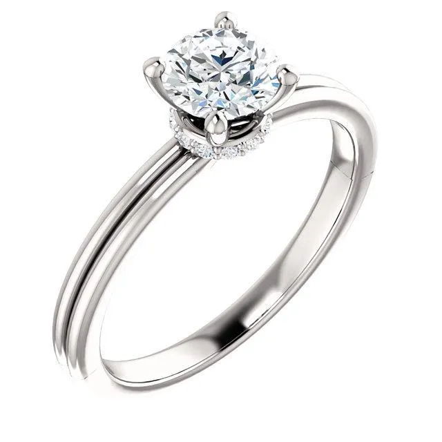 GB Rings Round Real Natural Earth Mined Diamond Engagement Ring 166 Carats Prong Setting White Gold 14K GB Rings Round Real Natural Earth Mined Diamond Engagement Ring 166 Carats Prong Setting White Gold 14K