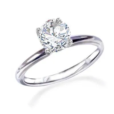 GB Solitaire 225 Carat Sparkling Natural Earth Mined Diamond Engagement Ring White Gold Rings GB Solitaire 225 Carat Sparkling Natural Earth Mined Diamond Engagement Ring White Gold Rings