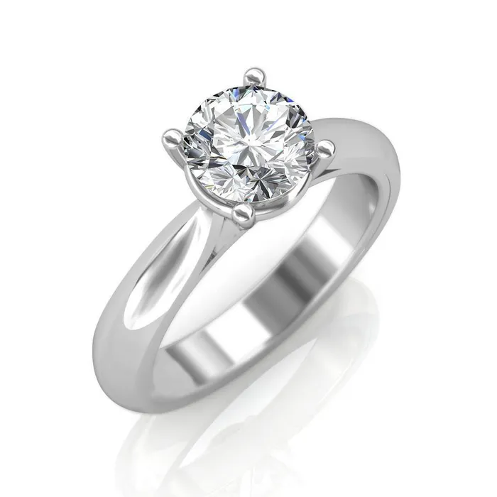 GB Sparkling Brilliant Cut 151 Carat Natural Earth Mined Diamond Engagement Solitaire Ring Rings GB Sparkling Brilliant Cut 151 Carat Natural Earth Mined Diamond Engagement Solitaire Ring Rings