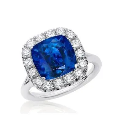 GB Sri Lanka Sapphire Natural Earth Mined Diamonds Prong Set 380 Ct Wedding Ring White Gold Rings GB Sri Lanka Sapphire Natural Earth Mined Diamonds Prong Set 380 Ct Wedding Ring White Gold Rings