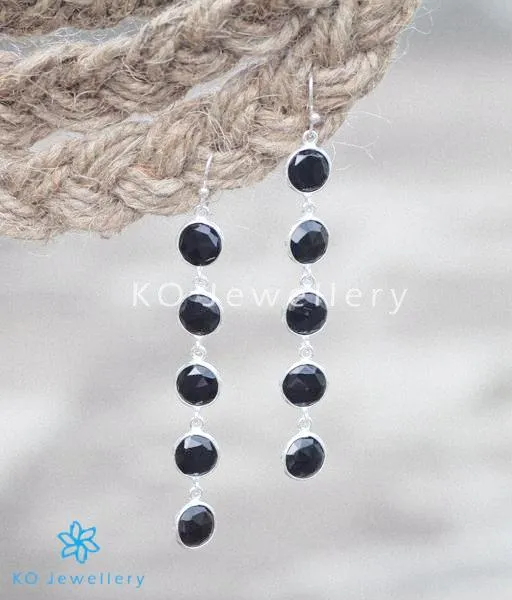 Gemstone Earrings The Zyama Silver Onyx Gemstone Earrings