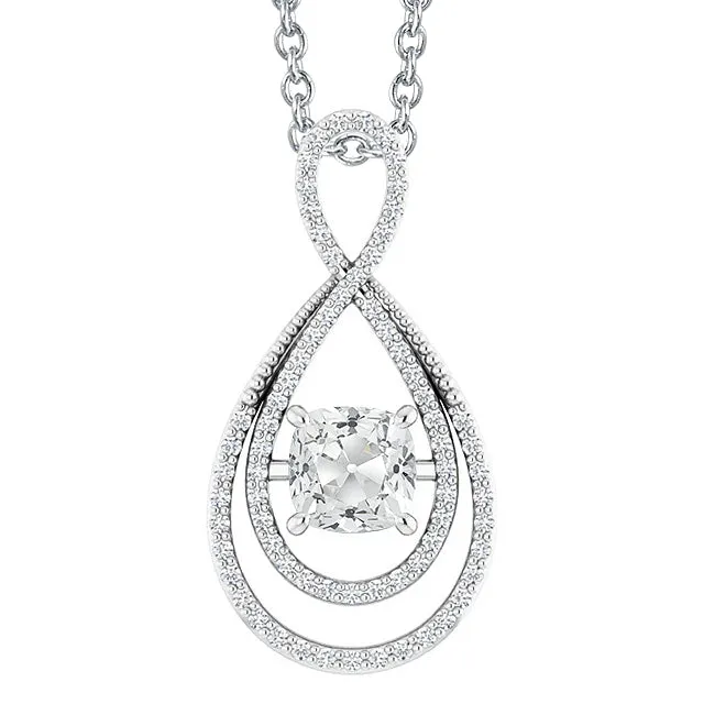 Gold Natural Earth Mined Diamond Pendant Round Cushion Old Cut 350 Carats Twisted Style HarryChadEntcom Necklaces Gold Natural Earth Mined Diamond Pendant Round Cushion Old Cut 350 Carats Twisted Style HarryChadEntcom Necklaces