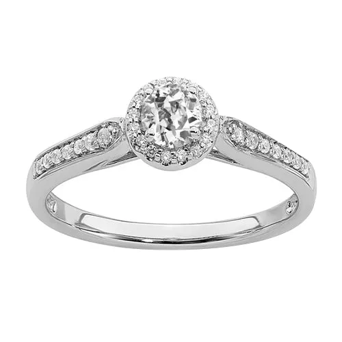 Halo Round Old Mine Cut Real Natural Earth Mined Diamond Accented Ring Prong Set 275 Carats HarryChadEntcom Rings Halo Round Old Mine Cut Real Natural Earth Mined Diamond Accented Ring Prong Set 275 Carats HarryChadEntcom Rings
