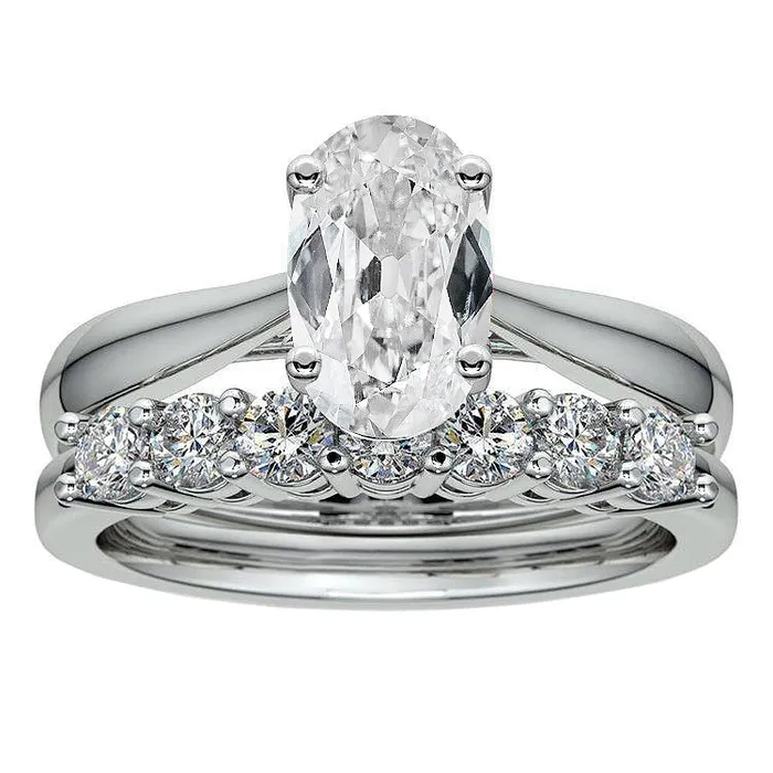 HarryChadEntcom Rings Round Oval Old Miner Real Natural Earth Mined Diamond Wedding Ring Set 650 Carats HarryChadEntcom Rings Round Oval Old Miner Real Natural Earth Mined Diamond Wedding Ring Set 650 Carats