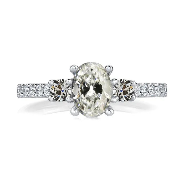 HarryChadEntcom Round Oval Old European Natural Earth Mined Diamond Ring 3 Stone Style 630 Carats Rings HarryChadEntcom Round Oval Old European Natural Earth Mined Diamond Ring 3 Stone Style 630 Carats Rings