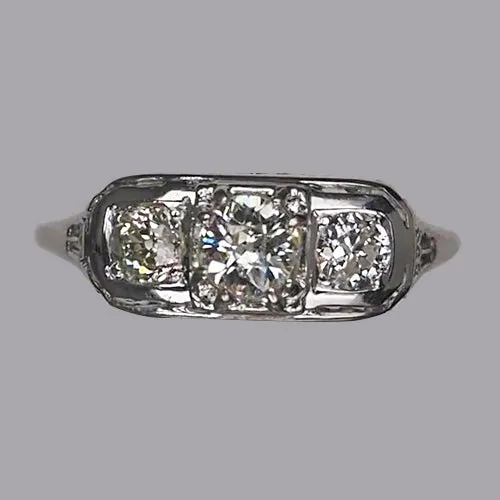 HarryChadEntcom Three Stone Wedding Ring Old Cut Round Natural Earth Mined Diamonds 2 Carats Rings HarryChadEntcom Three Stone Wedding Ring Old Cut Round Natural Earth Mined Diamonds 2 Carats Rings