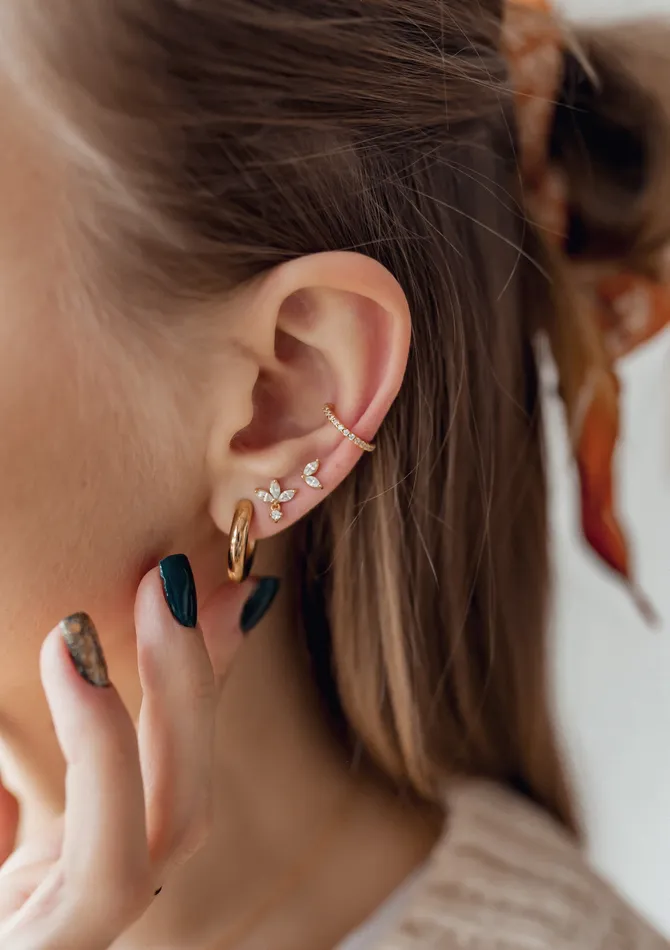 Hey Happiness Earrings Gemstone Firefly Stud Earrings Sterling Silver Gold Hey Happiness Earrings Gemstone Firefly Stud Earrings Sterling Silver Gold
