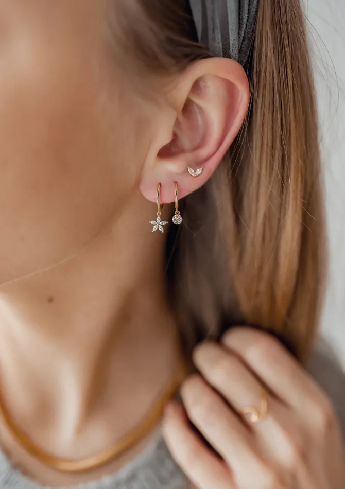 Hey Happiness Earrings Gemstone Firefly Stud Earrings Sterling Silver Gold Hey Happiness Earrings Gemstone Firefly Stud Earrings Sterling Silver Gold