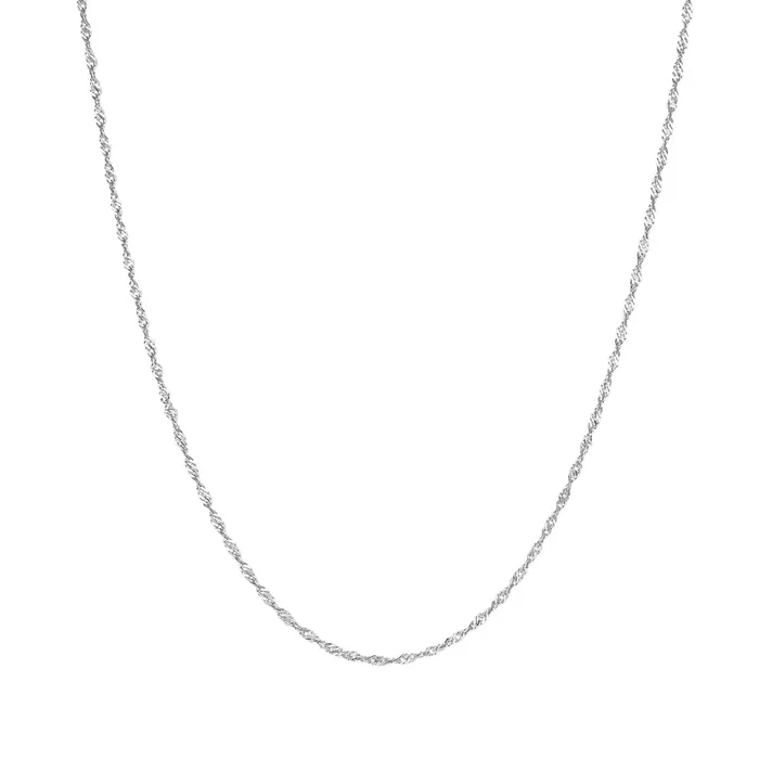 Hey Happiness Necklaces Fine Singapore Chain Sterling Silver