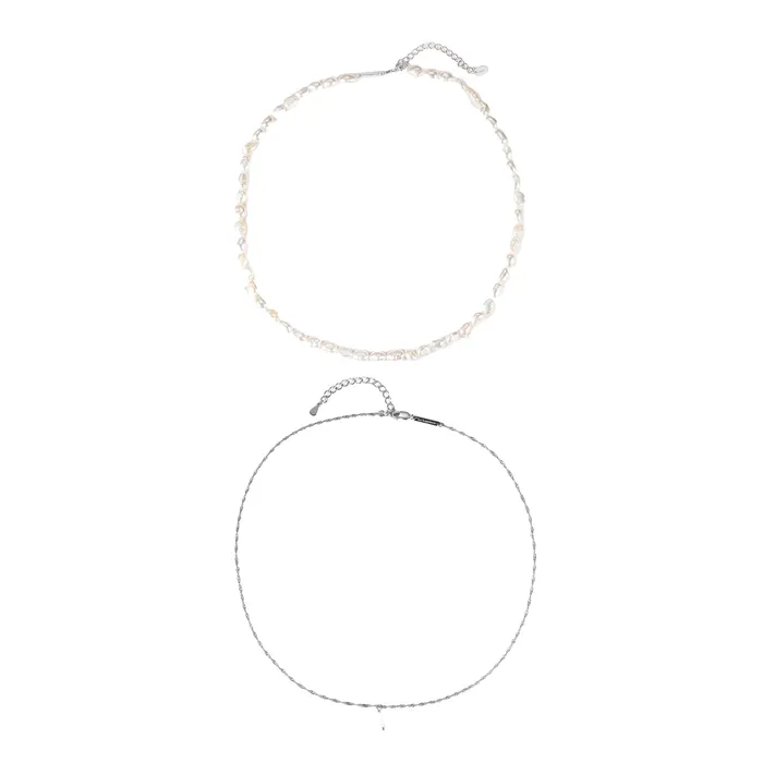 Hey Happiness Necklaces Harmony Necklace Set Sterling Silver Hey Happiness Necklaces Harmony Necklace Set Sterling Silver