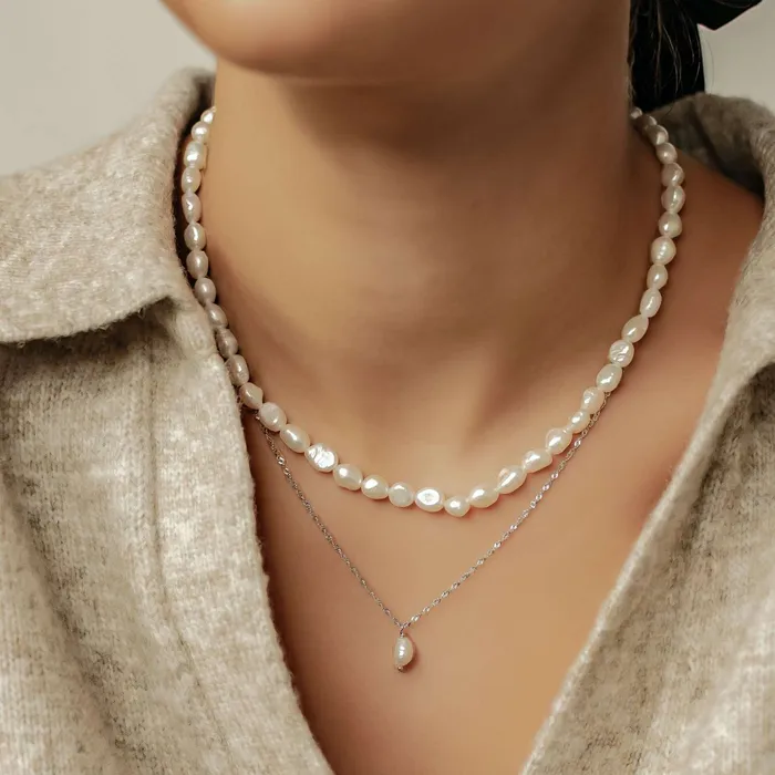 Hey Happiness Necklaces Harmony Necklace Set Sterling Silver Hey Happiness Necklaces Harmony Necklace Set Sterling Silver