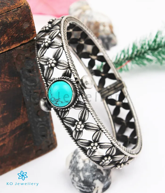 Jaipur Bracelets The Nila Silver Bracelet Size 25